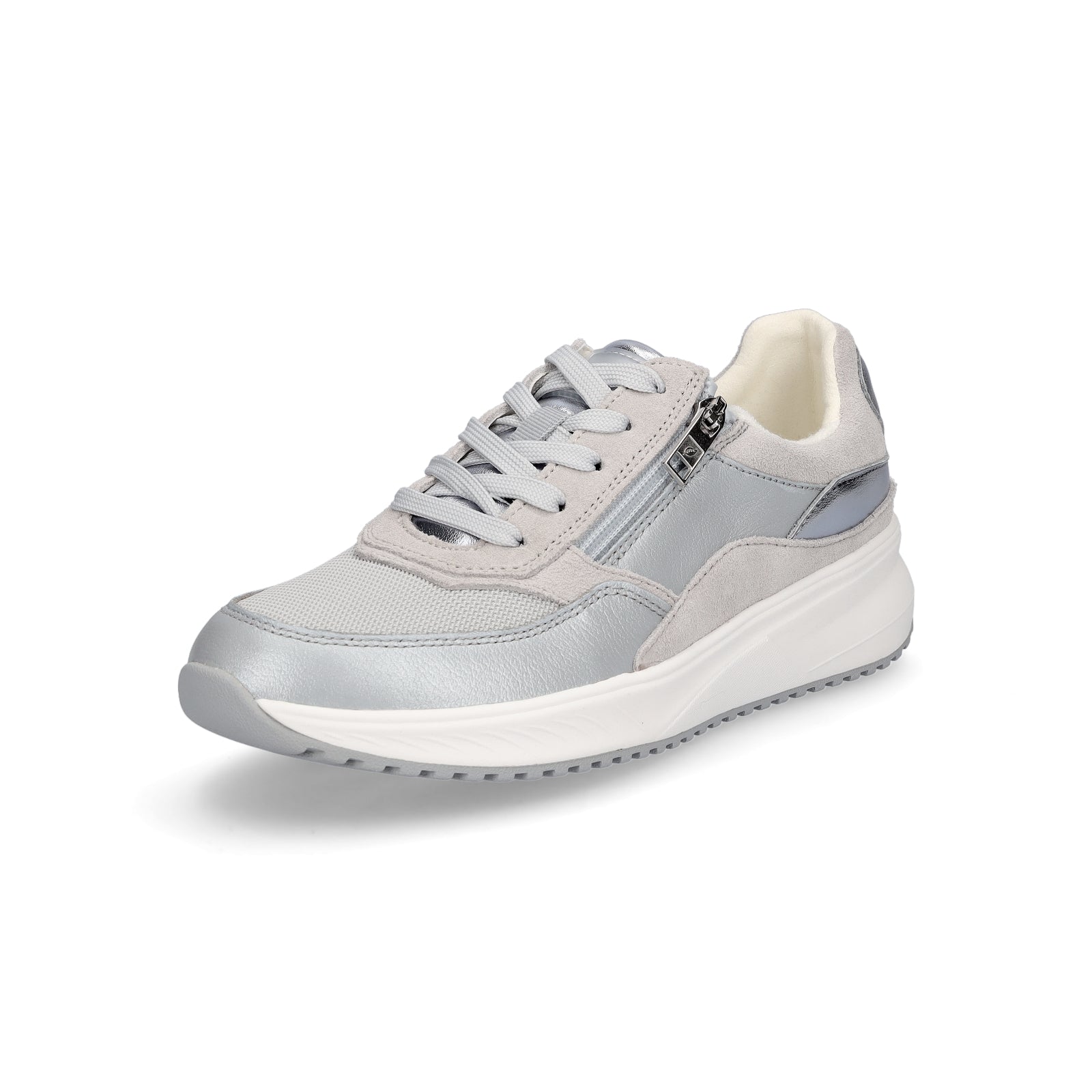Waldläufer Damen Sneaker H-Mara hellblau combi