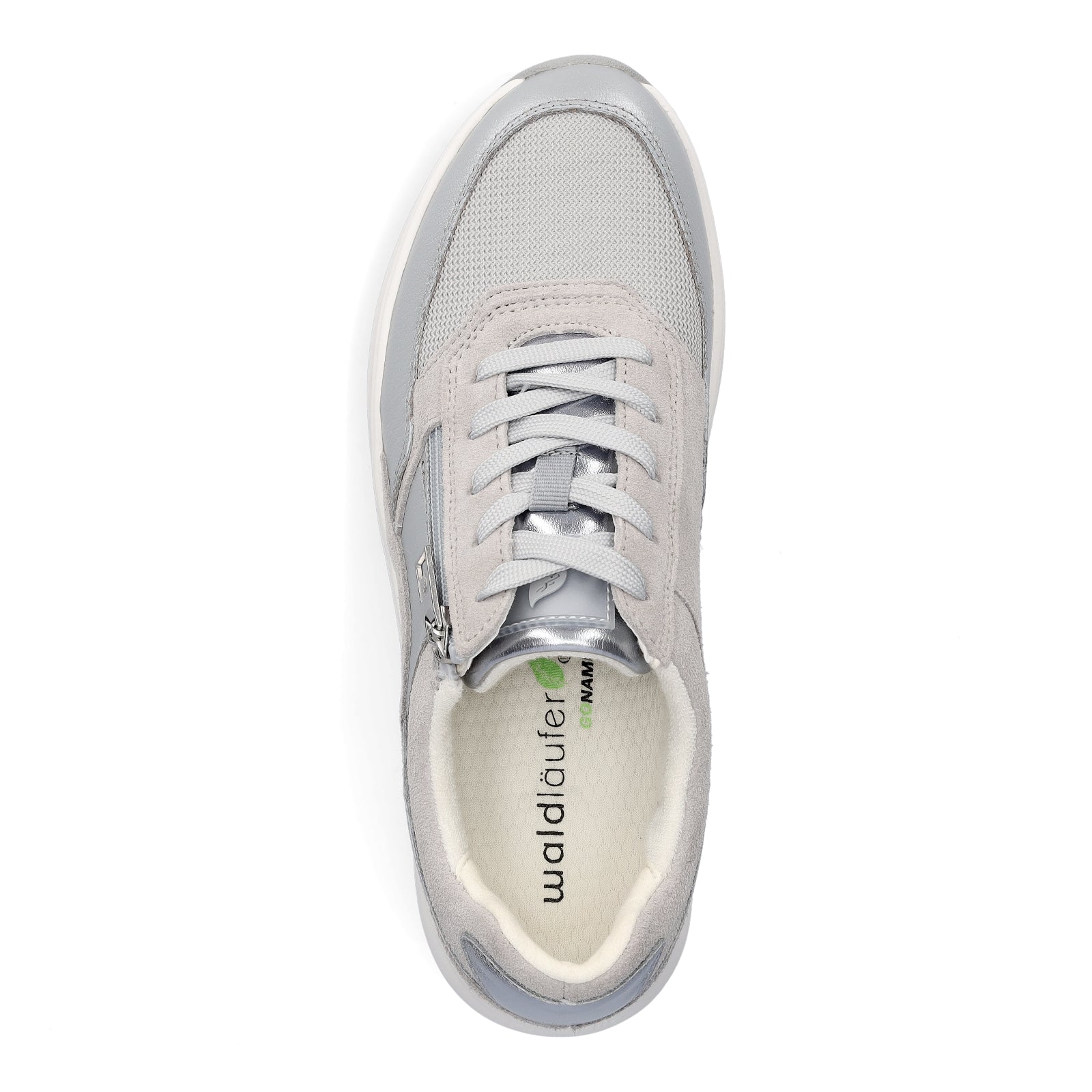 Waldläufer Damen Sneaker H-Mara hellblau combi