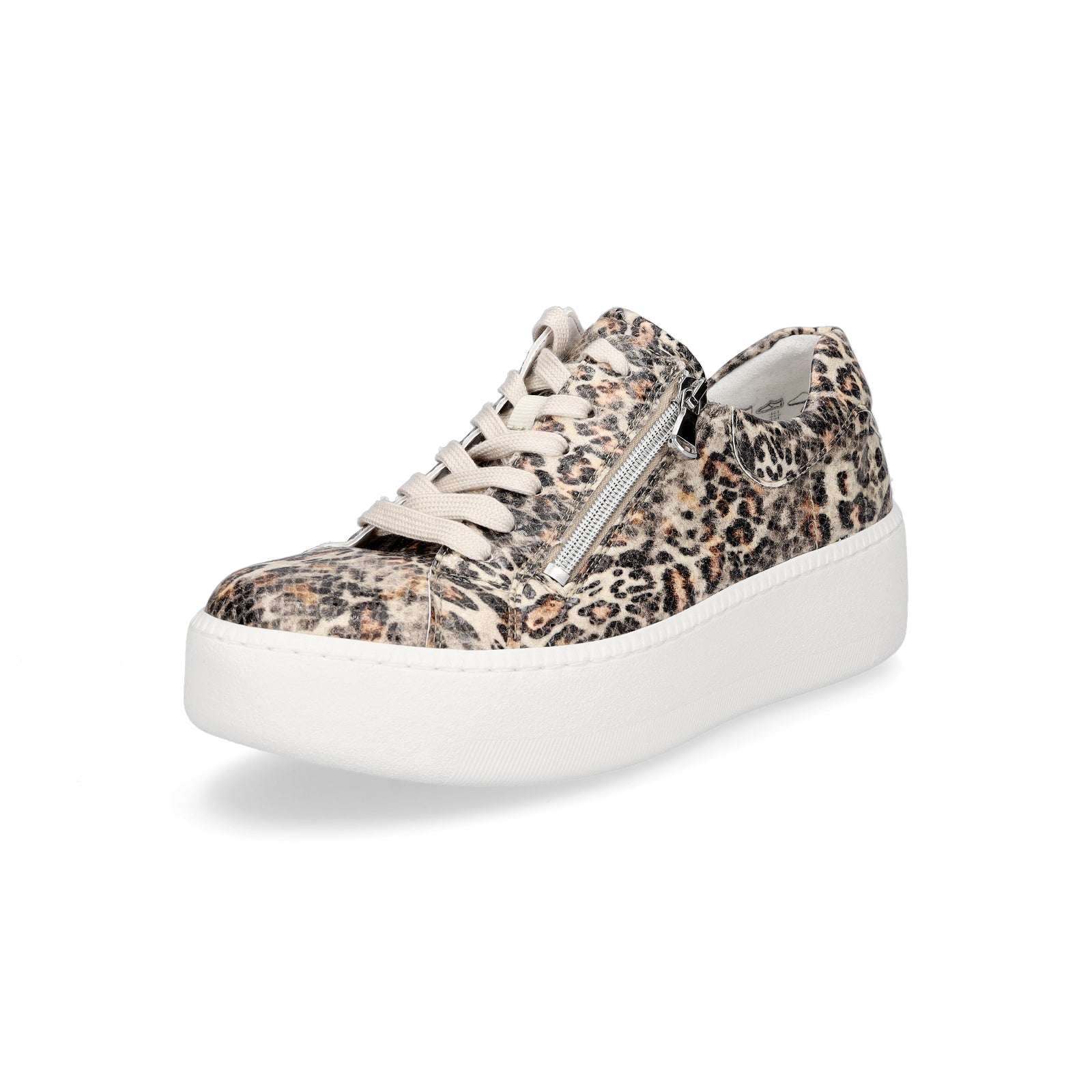 Waldläufer Damen Plateau Sneaker Nicky taupe Leo