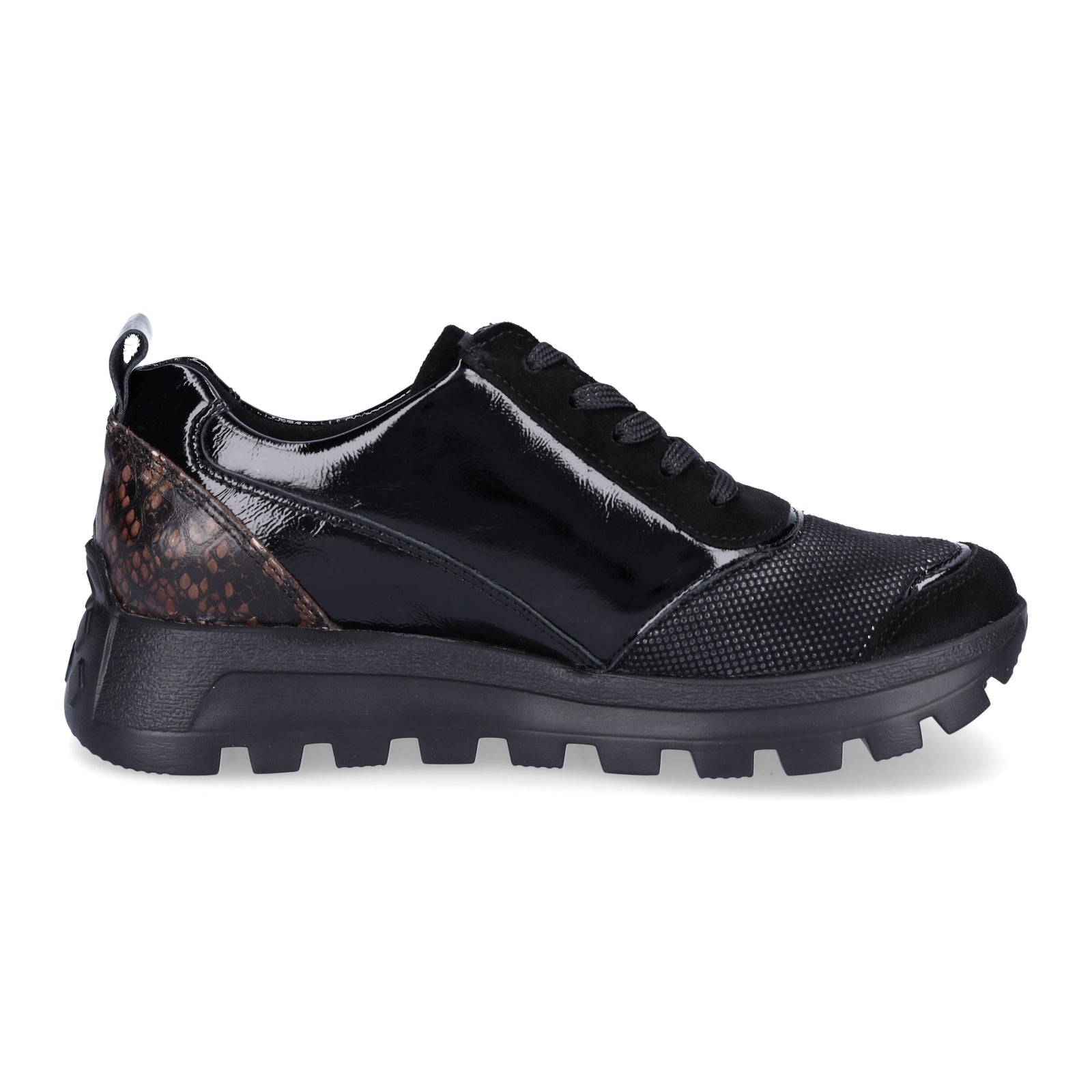 Waldläufer Damen Sneaker Ajala schwarz