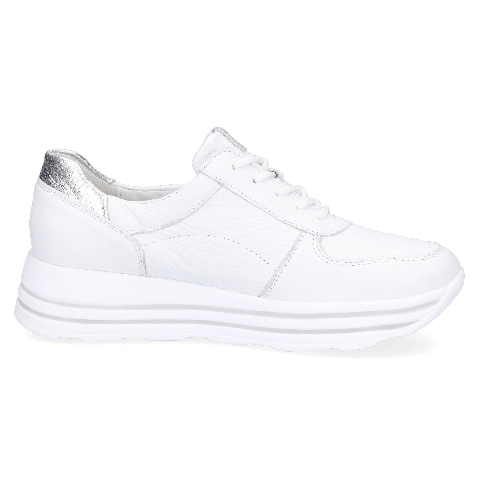 Waldläufer women's leather sneakers white