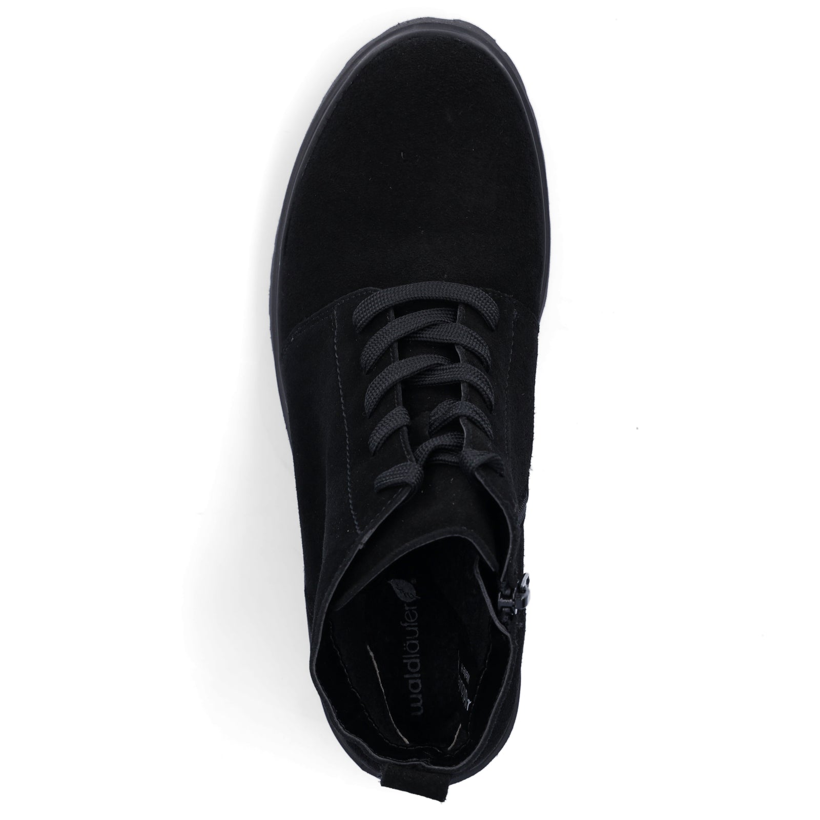 Waldläufer Damen Schnürstiefelette Luise schwarz