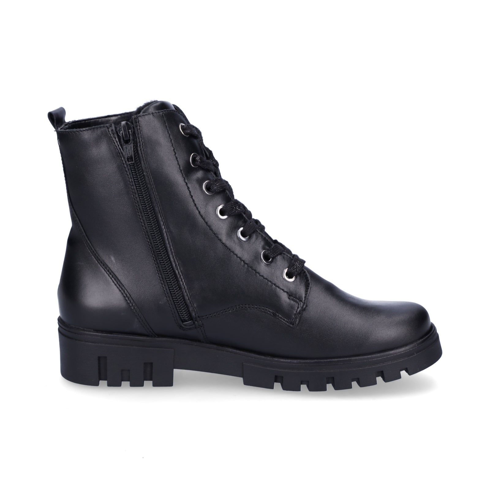 Waldläufer women's lace-up boot Serena black