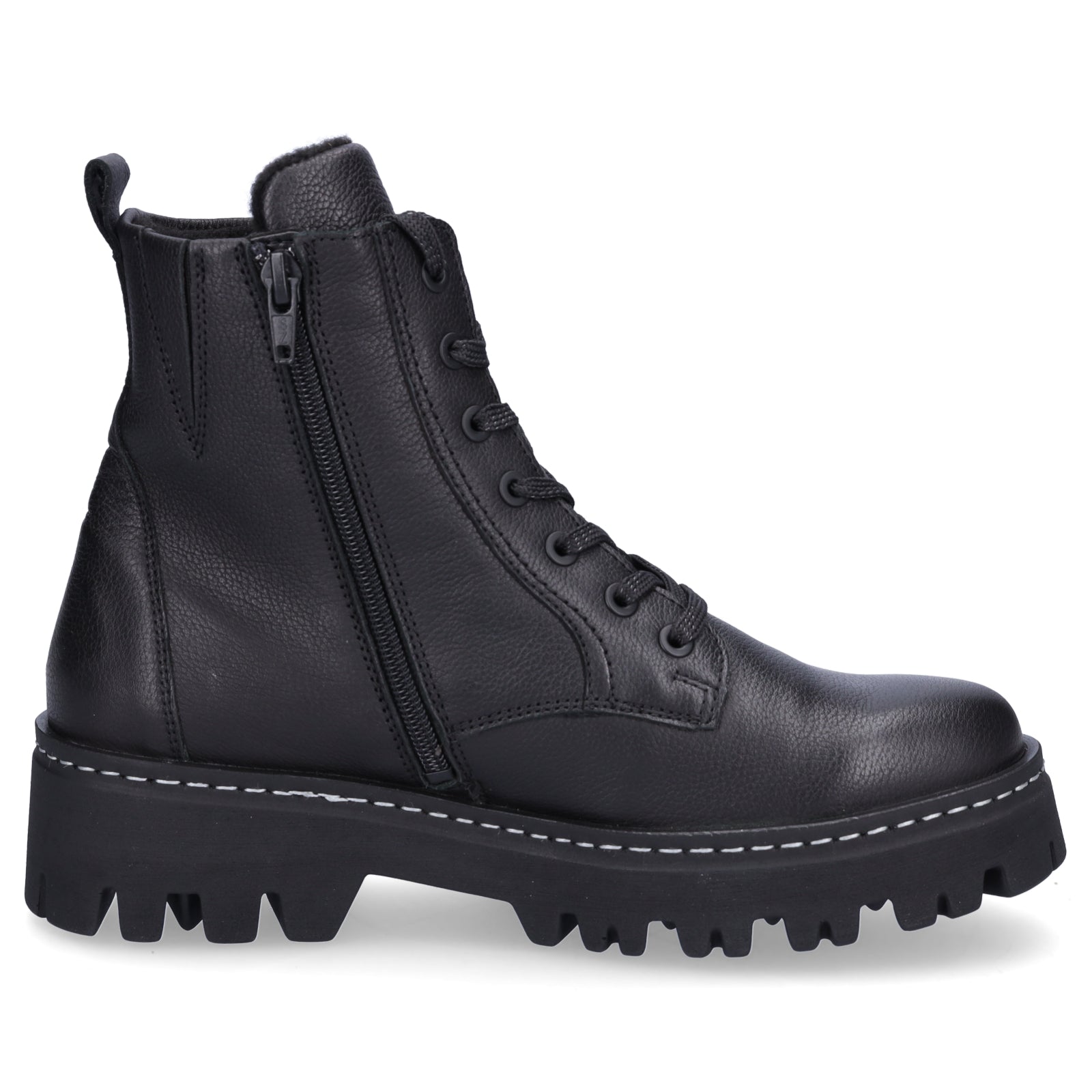 Waldläufer Damen Stiefelette London schwarz