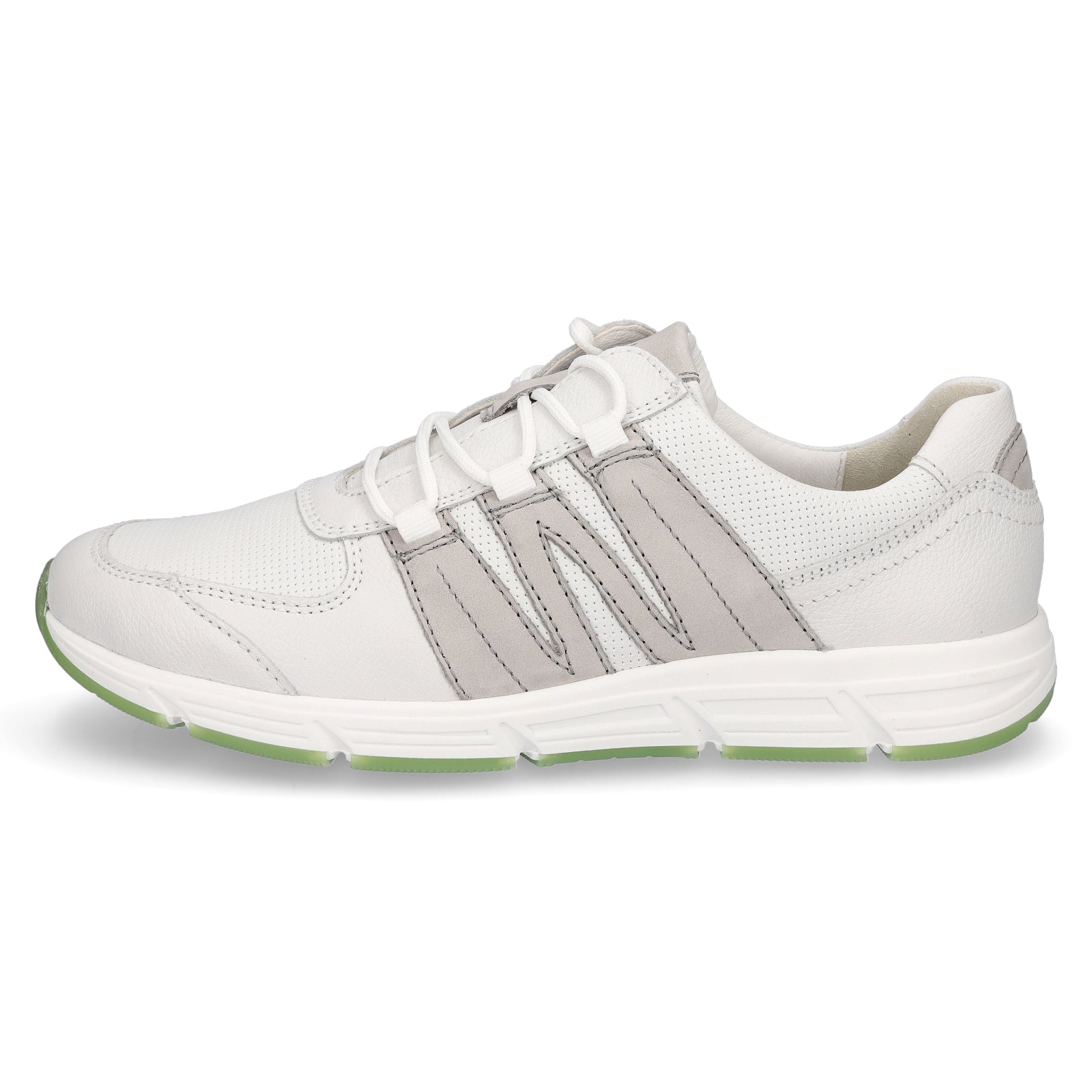 Waldläufer men's leather sneakers cement grey