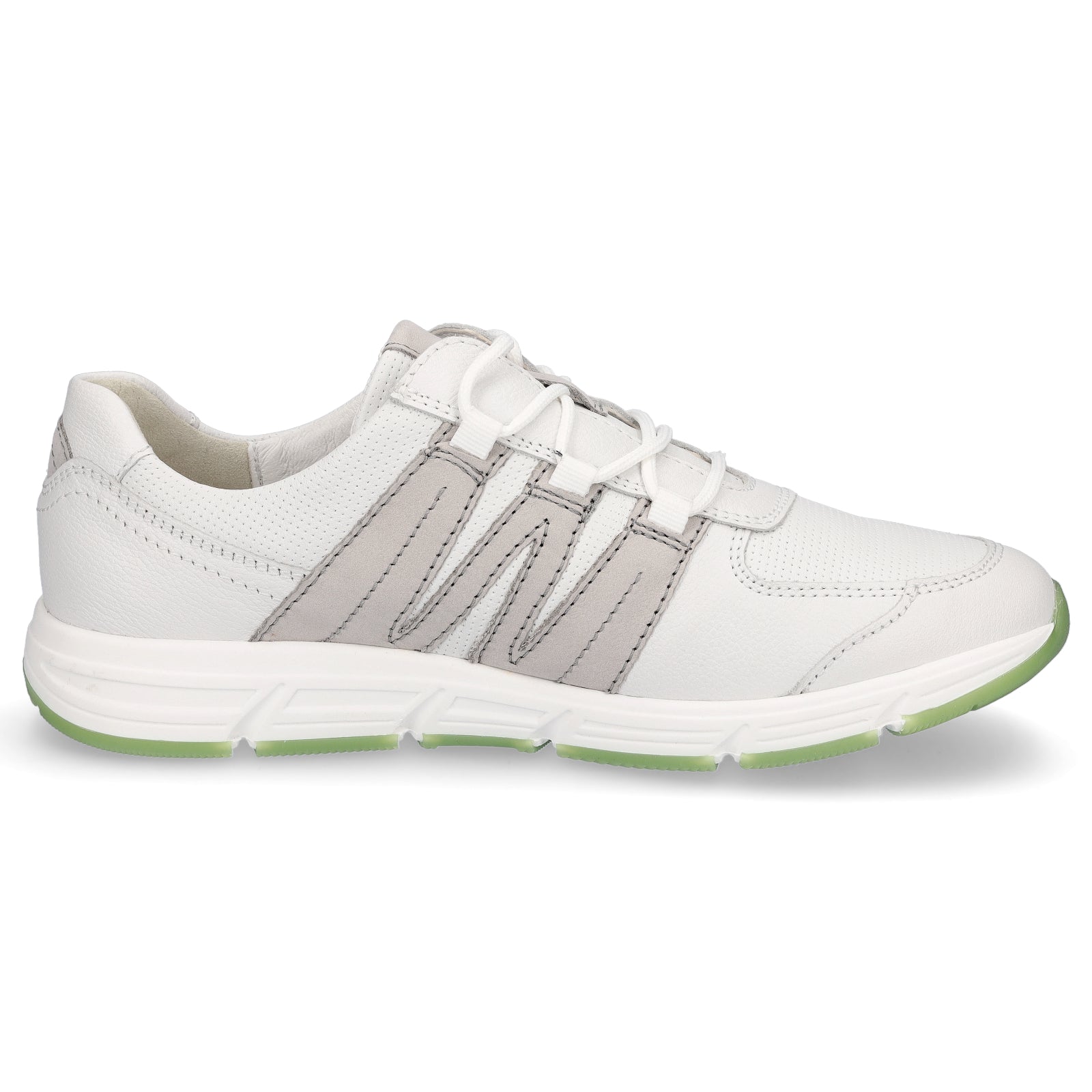 Waldläufer men's leather sneakers cement grey
