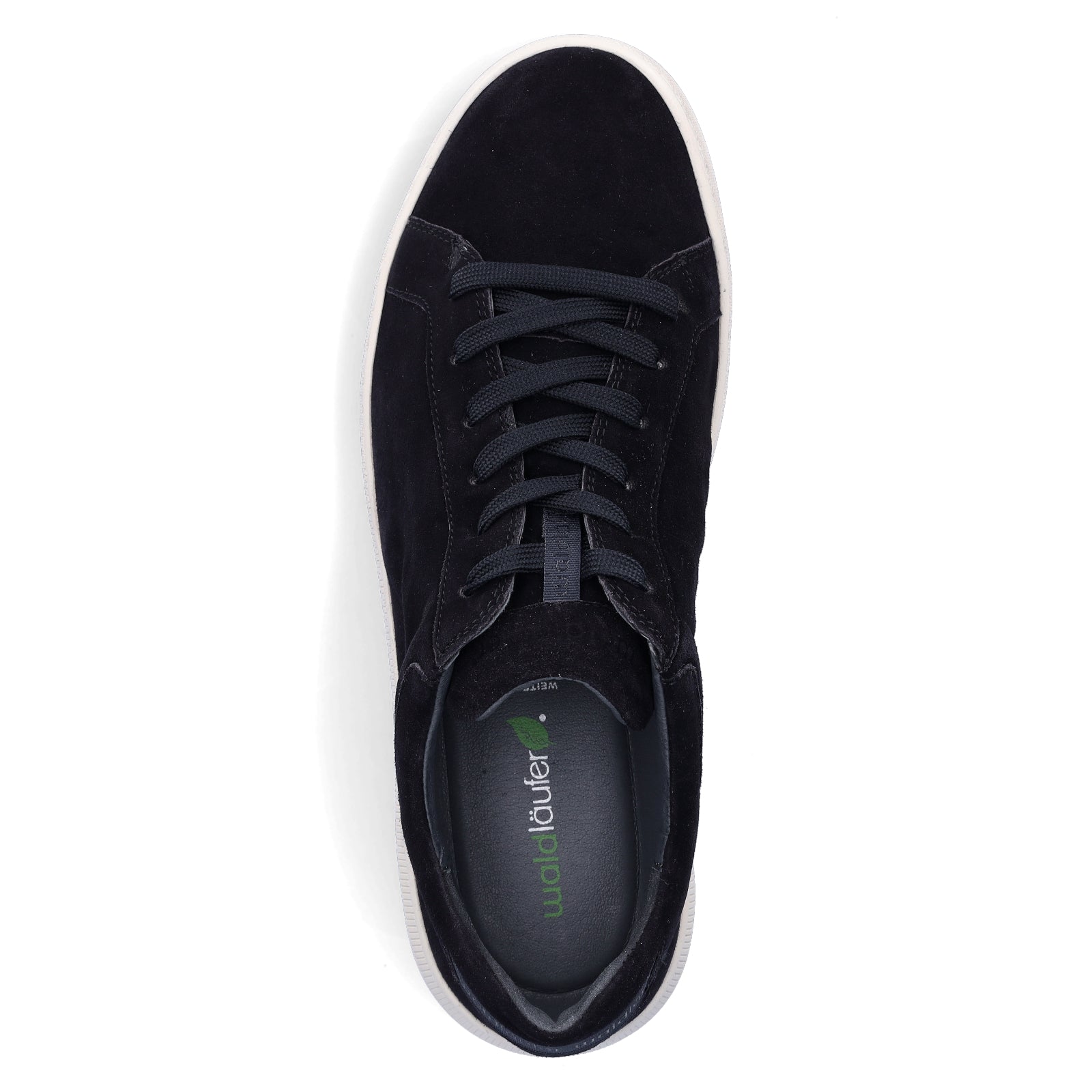 Waldläufer Herren Leder Sneaker dunkelblau