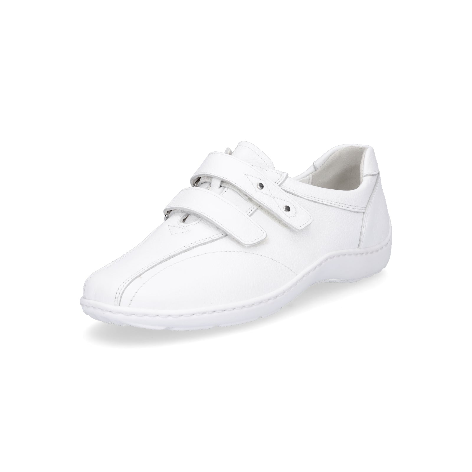 Waldläufer women's leather velcro shoe Henni white