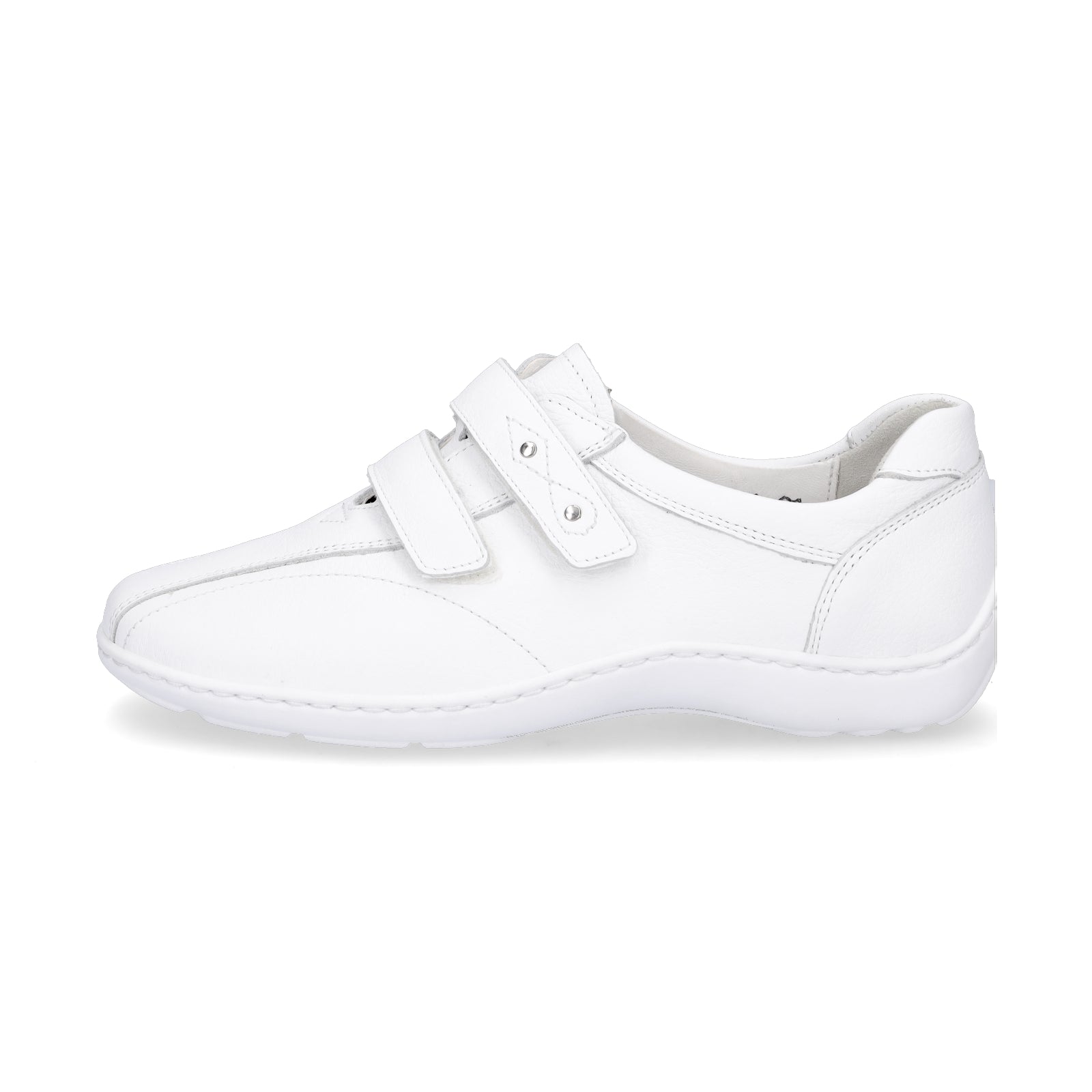 Waldläufer women's leather velcro shoe Henni white