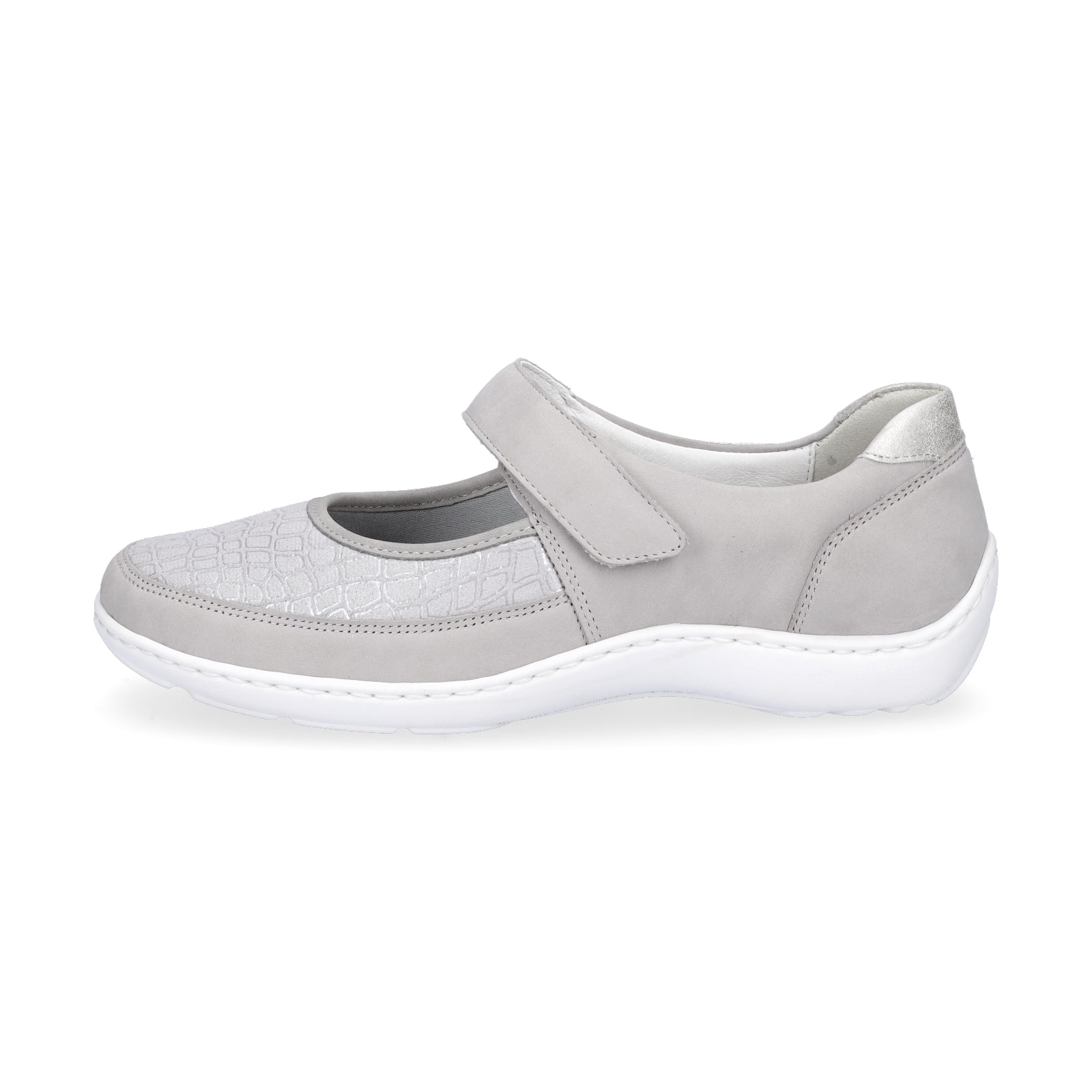 Waldläufer women's velcro slippers grey