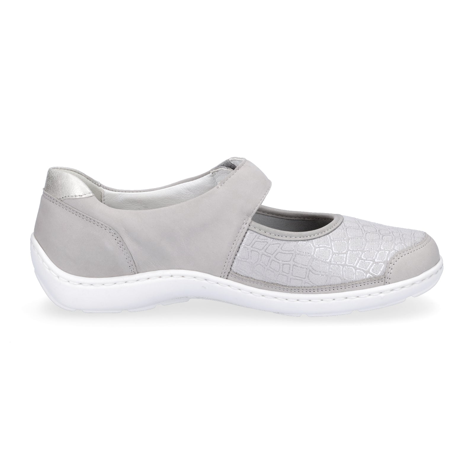 Waldläufer women's velcro slippers grey