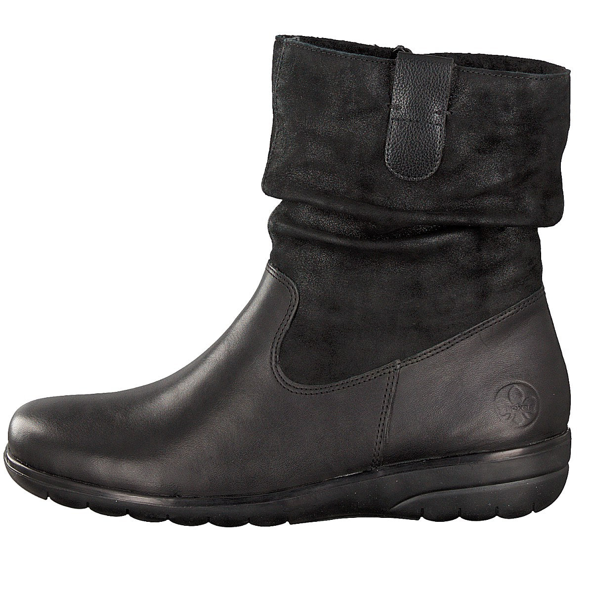 Rieker Damen Boot schwarz