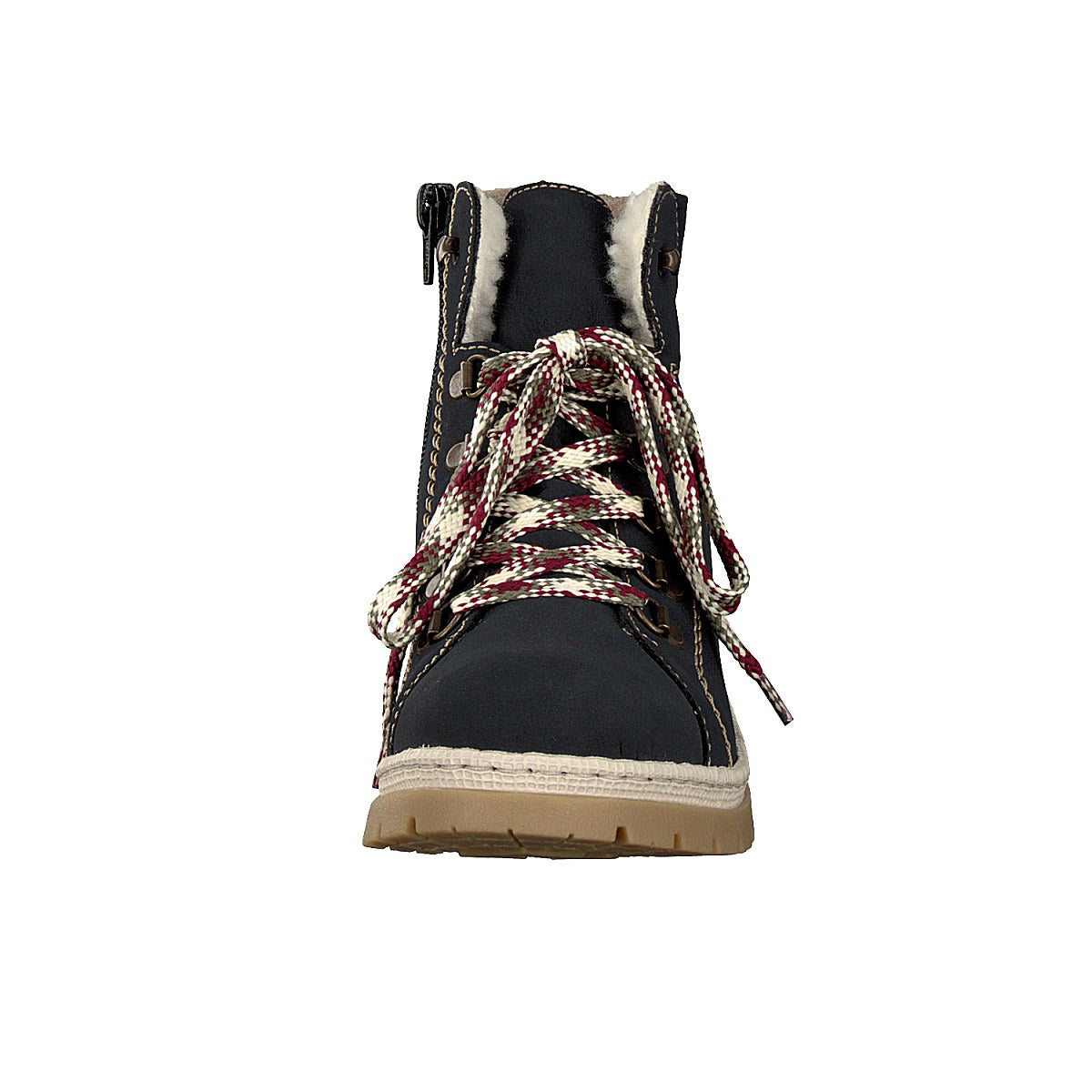 Rieker women's lace-up boot blue