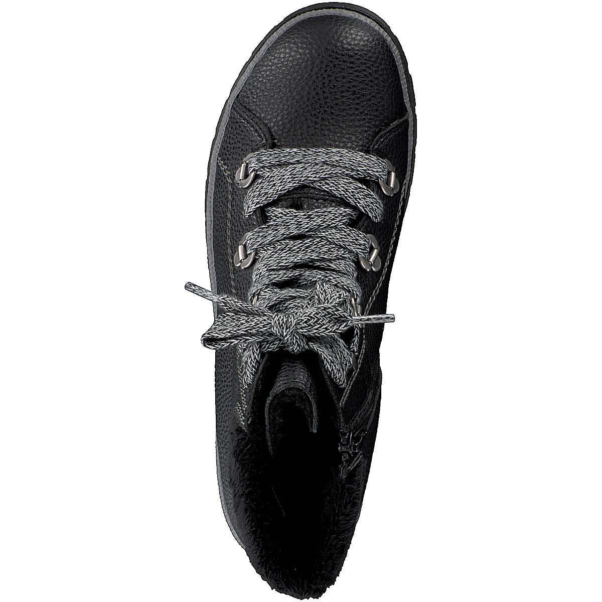 Rieker women's lace-up boot black
