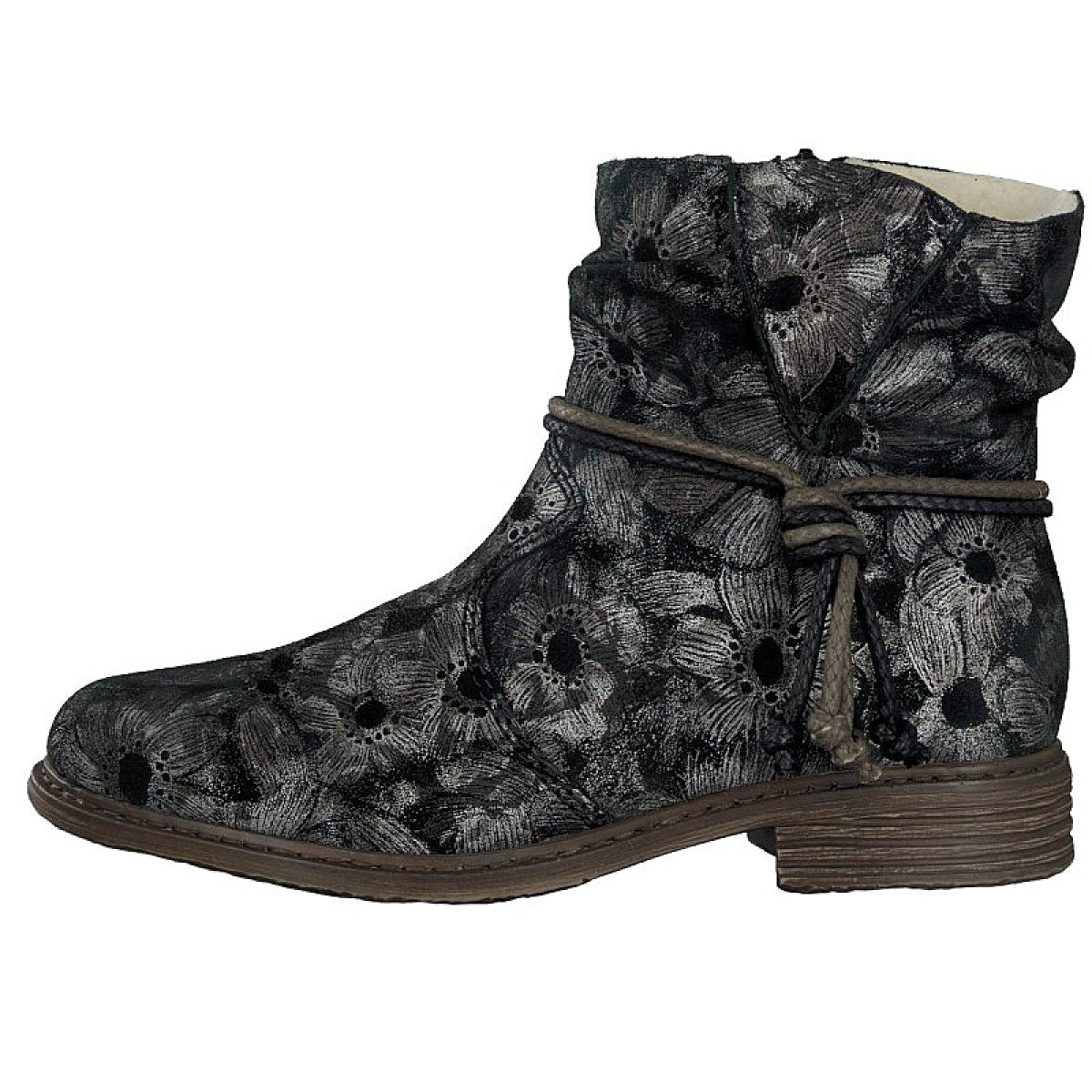 Rieker Damen Boot metallic