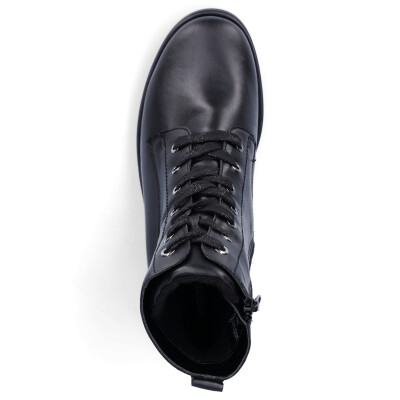 Waldl&auml;ufer women lace-up ankle boot black