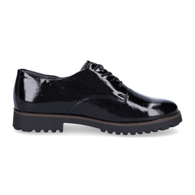 Waldl&auml;ufer women lace-up shoe black patent