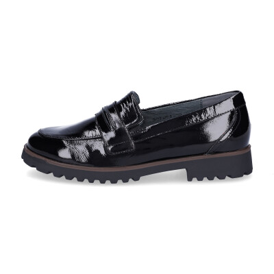 Waldläufer women slip-on shoe black patent