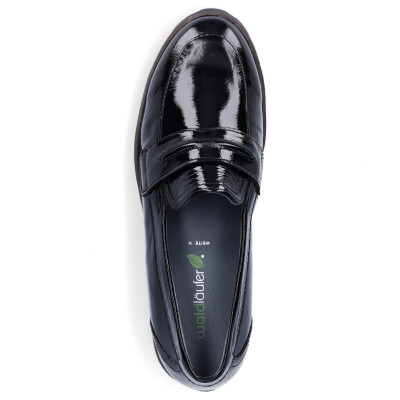 Waldl&auml;ufer women slip-on shoe black patent