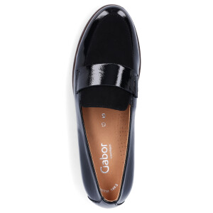 Gabor women slip-on shoe black patent