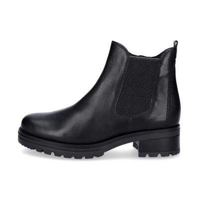 Gabor women leather Chelsea boot black