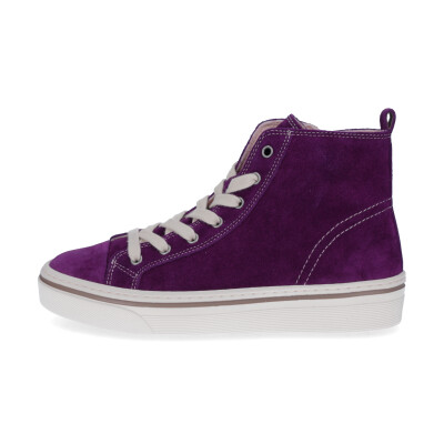 Gabor women high top sneaker purple