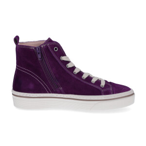 Gabor women high top sneaker purple
