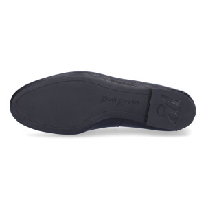 Paul Green women leather slip-on shoe black