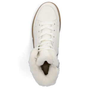 Ara Damen High-Top Sneaker creme weiß