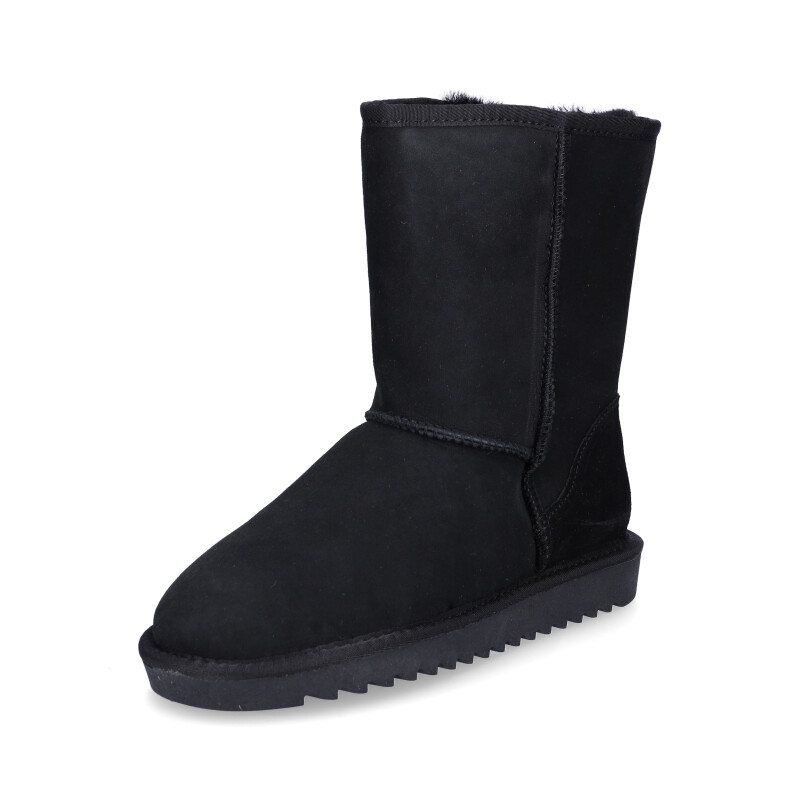 Ara women leather boot black