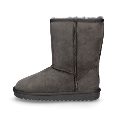 Ara women leather boot grey