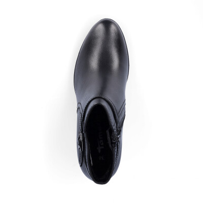 Tamaris women leather ankle boot black