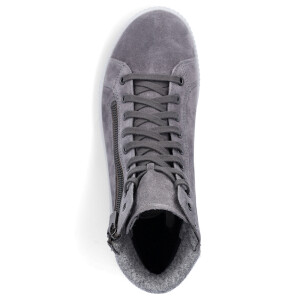 Legero women leather high top sneaker Tanaro 5.0 grey