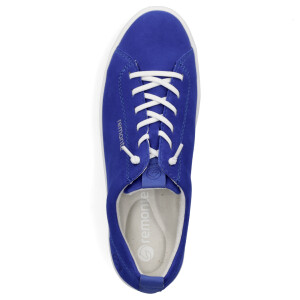 Remonte women leather sneaker sapphire blue