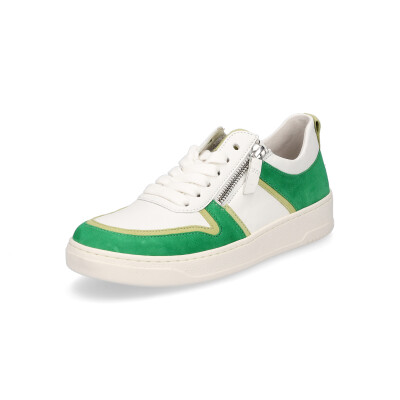 Gabor Damen Sneaker weiß grün