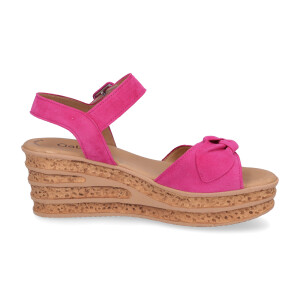 Gabor women platform wedge sandal pink