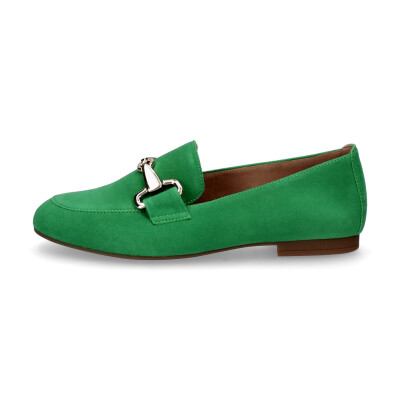 Gabor women leather slip-on shoe pine green