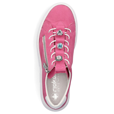 Rieker women platform sneaker pink