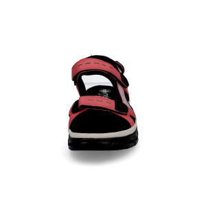Rieker women sandal red pink black