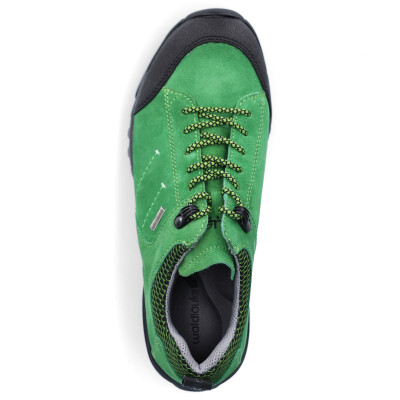 Waldl&auml;ufer women leather lace-up shoe green