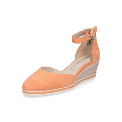 Tamaris women wedge sandal orange