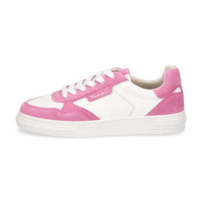 Tamaris Damen Sneaker weiß pink