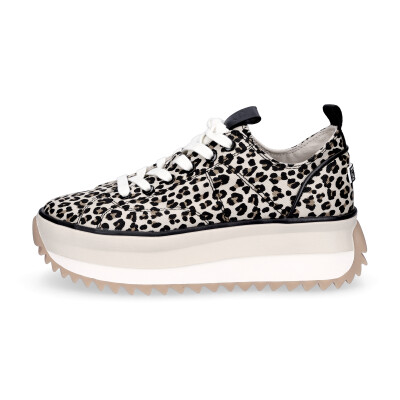 Tamaris Damen Plateau Sneaker leopard