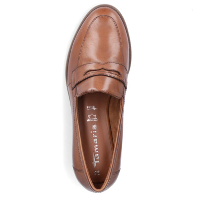 Tamaris women slip-on shoe brown
