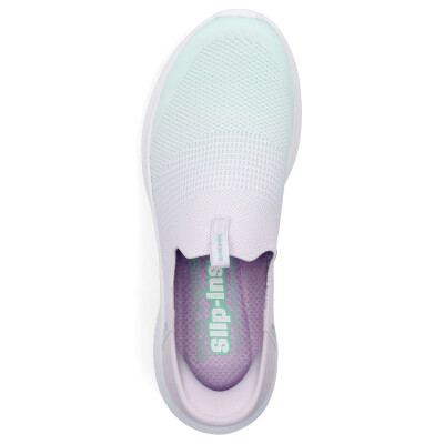 Skechers Damen Slip-in Sneaker Ultra Flex 3.0 Beauty Blend lavendel t&uuml;rkis