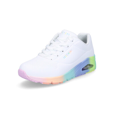 Skechers women sneaker Uno Rainbow Souls white multi