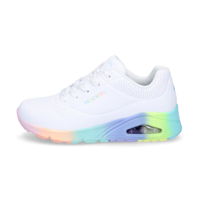 Skechers women sneaker Uno Rainbow Souls white multi