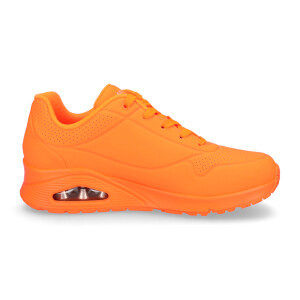 Skechers women sneaker UNO Night Shades neon orange