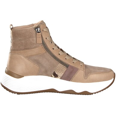 Gabor women lace-up boot beige