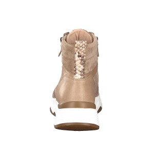 Gabor women lace-up boot beige